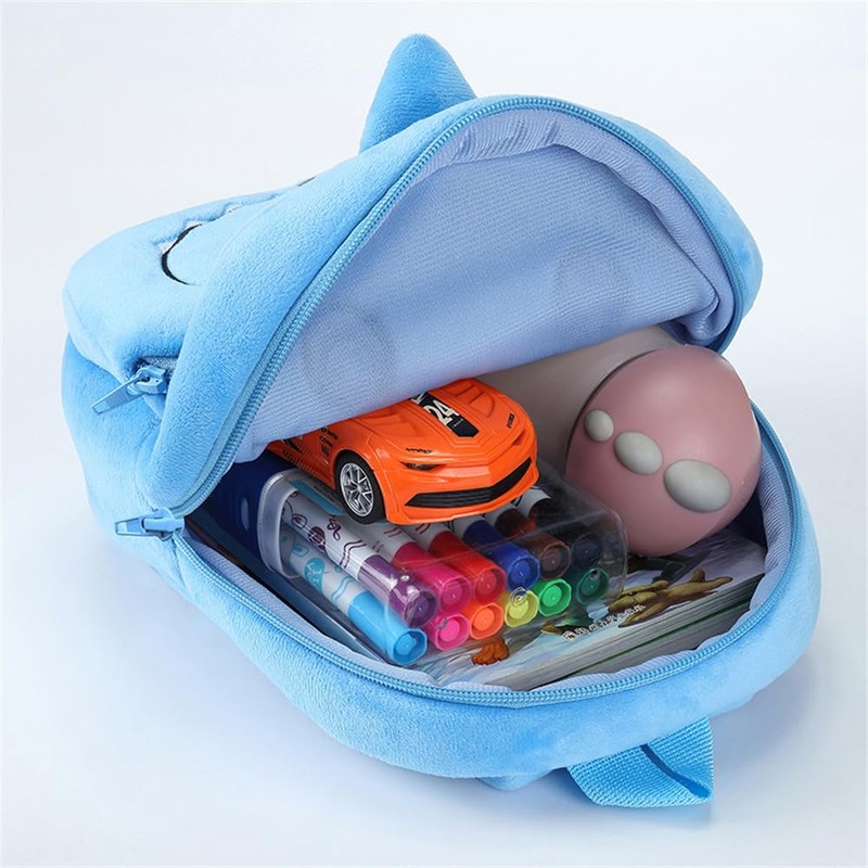 VASNOMX Cute Plush Toddler Backpacks Mini Dinosaur Backpack for Kids