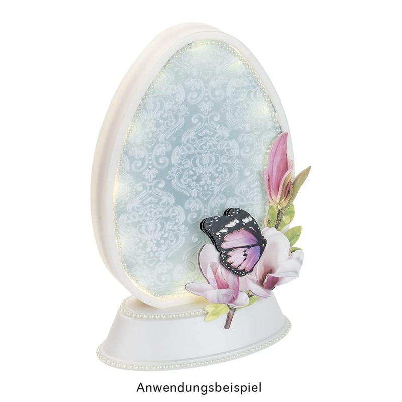 Ideen mit Herz Embossing Folder, Ornamentation 21, 14.5 cm x