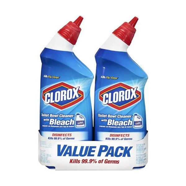Clorox Toilet Bowl Cleaner with Bleach, 1.5 Pt