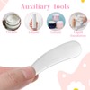 2Pcs Mini Metal Makeup Spatula, Cosmetic Spatula Reusable Skin Care