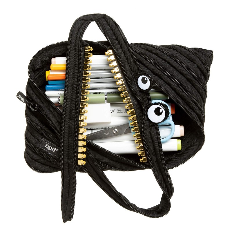 ZIPIT Grillz Large Pencil Case, Holds Up to 60 Pens,