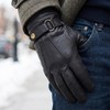 SKYDEER Premium Genuine Deerskin Leather Touch-Screen Winter Driving Gloves for