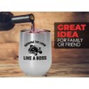 Lawn Mower Silver Edition Wine Tumbler 12oz - lawn like