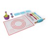 19PCS Kids Baking Set Silicone Nonstick Safe Spatula Brush Whisk