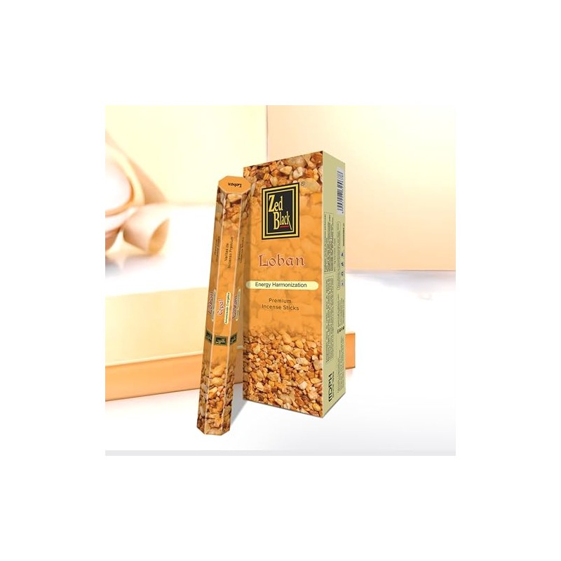 ZED BLACK Z011 Loban Incense Sticks, 20 Sticks x 6