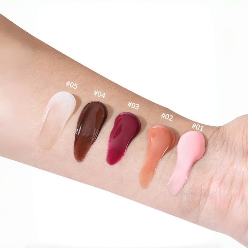 FARSEE Brillo labial hidratante de larga duración, gelatina, lápiz labial