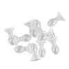 10pcs Hearing Amplifier Dome Silicone Ear Tip Earplug Replacement Accessory