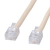 サンワサプライ シールド付ツイストモジュラーケーブル アイボリー 7m TEL-ST-7N2