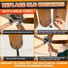 Antique Ceiling Fan Replacement Grommet Set - 18Pcs Vintage Ceiling