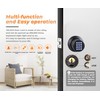 Keyless Entry Door Lock with Handle, Keypad Door Knob, Auto