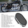 Stripe Style Brake Pedal Pad Motorcycle Footpeg Cover Accessory Fits