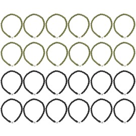 YSJCHEBS 24-Piece Leg Straps, Braided Leg Twist Cords, Elastic Boot Straps, Robust Bungee Cords, Leg Straps with Hooks