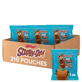 Kellogg's Scooby-Doo! Graham Cracker Sticks, Cinnamon, Made with Whole Grain, 1oz (210 count)