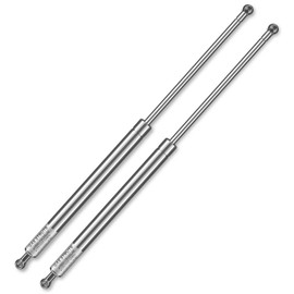 Vepagoo 20 inch 150lb/667N Stainless Steel Gas Struts Shocks Spring Lift Support Available for Boat Hatch RV Bed Camper Truck Travel Trailer Bed Tonneau Cover and Box Lid, Set of 2