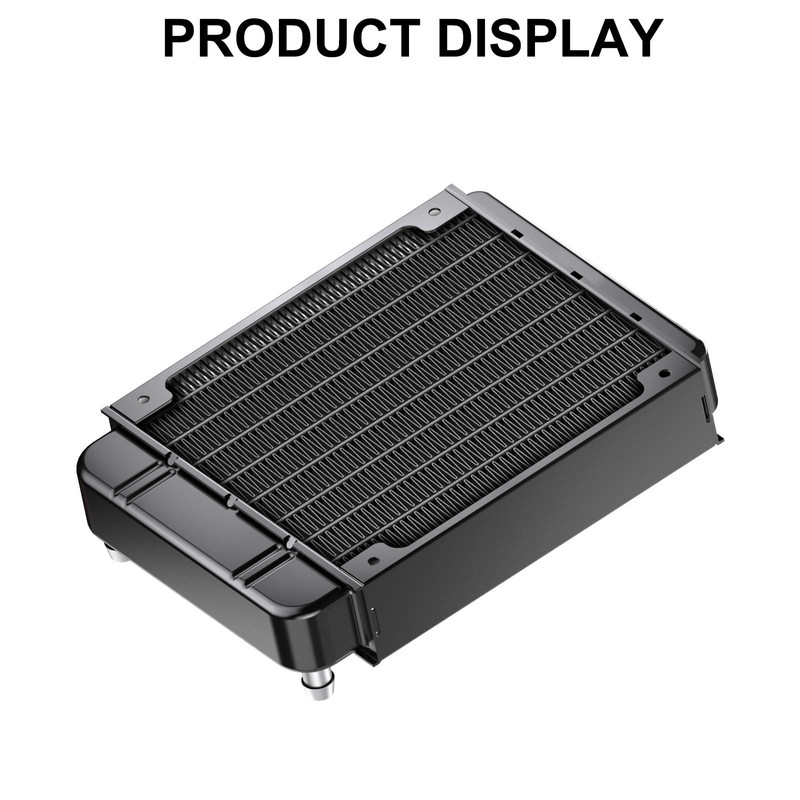 Clyxgs 8 Pipe Aluminum Heat Exchanger Cooling Water Drain Water
