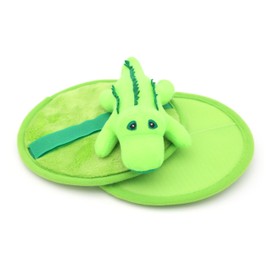 Velcro Ball Game with Plush Toy, Throwing Game for Children from 3 Years to Learn to Throw and Catch Velcro Ball Set, Catch Ball, Children's Catch Ball Game with Throwing Animal (Crocodile Kurt