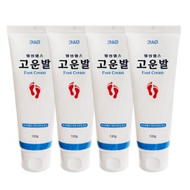 Wellbeing Health Farm Goun Bal Tube Foot Cream 120g, 4 Pack Korean Callus Moisturizer Set