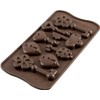 Unbekannt Silicone Mould 34x84 h 14 mm, Brown, 21x10.5x1 cm