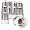kwmobile 10x Lamp Socket Adapter Converter - E27 Socket to