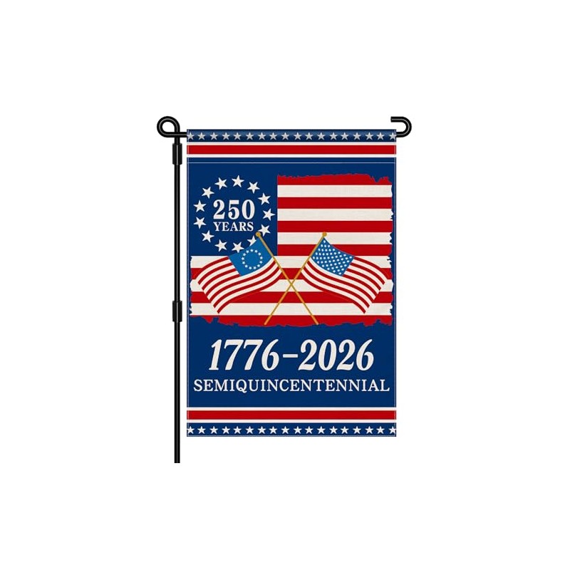 250th Anniversary USA Garden Flag – Celebrate 250 Years of