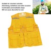 Chaleco de Voluntario Amarillo, Chaleco de Voluntario para Eventos, Ligero,