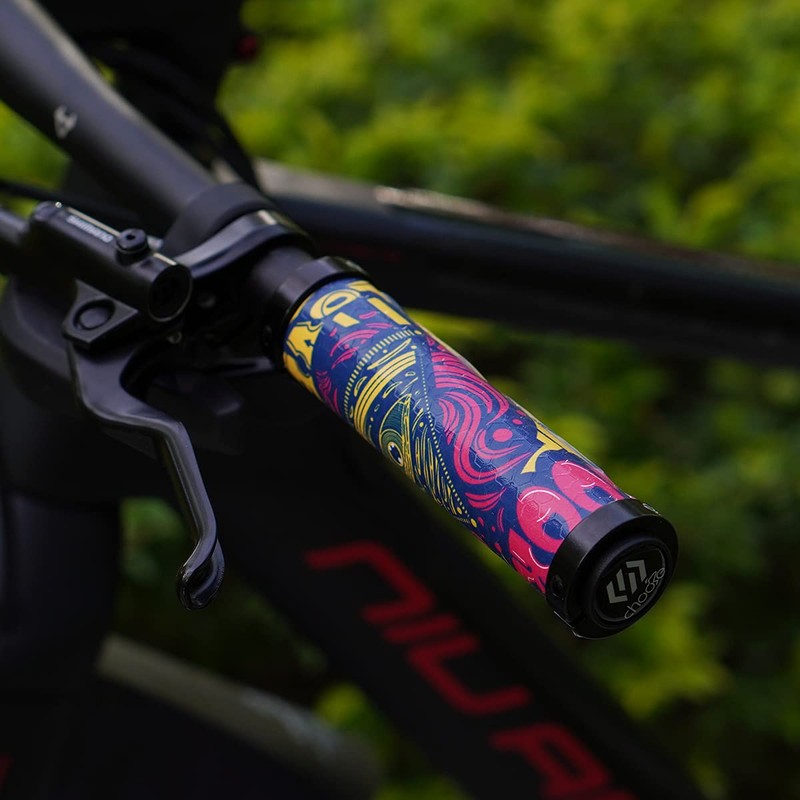 Chooee 3D Mountain Bike Bicycle Grips MTB Bicycle Handlebar Grips