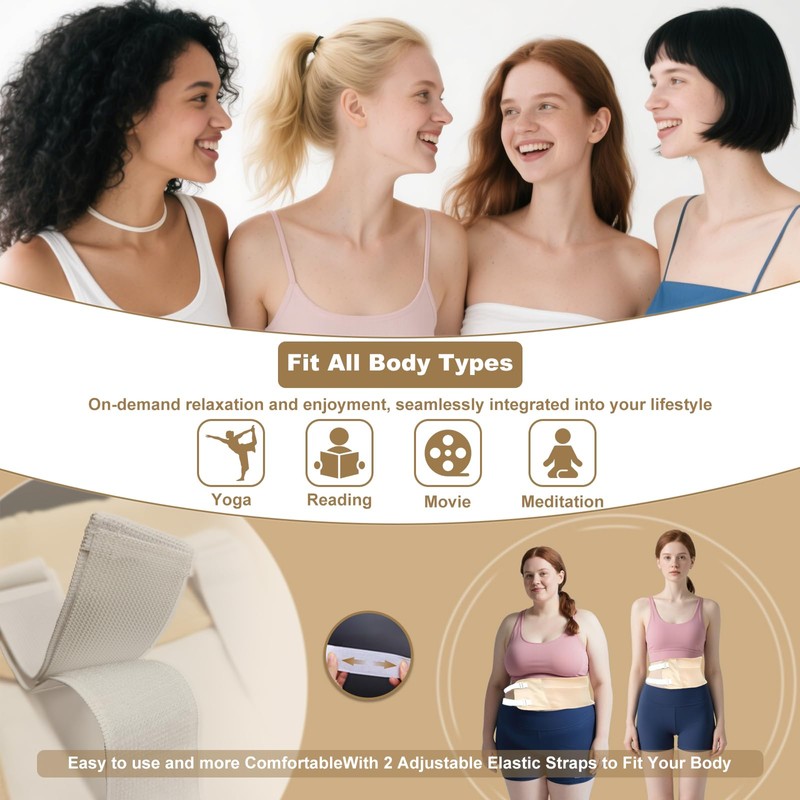 Castor Oil Pack Wrap for Therapeutic Use