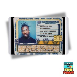 ODB Food Stamp Credit Card Skin - Vinyl Sticker for debit cards, Waterproof, Glossy or Holographic - Odb Wu Tang funny card sticker credit card - Card Type: Big Chip, Finish: Holographic