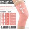 BOODPET Knee Support Sleeves (2-Pack)–Small Size for Slim Legs–Women’s Knee