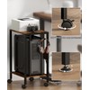 Akxomel 16.5" W Computer Tower Stand with Charging Station and