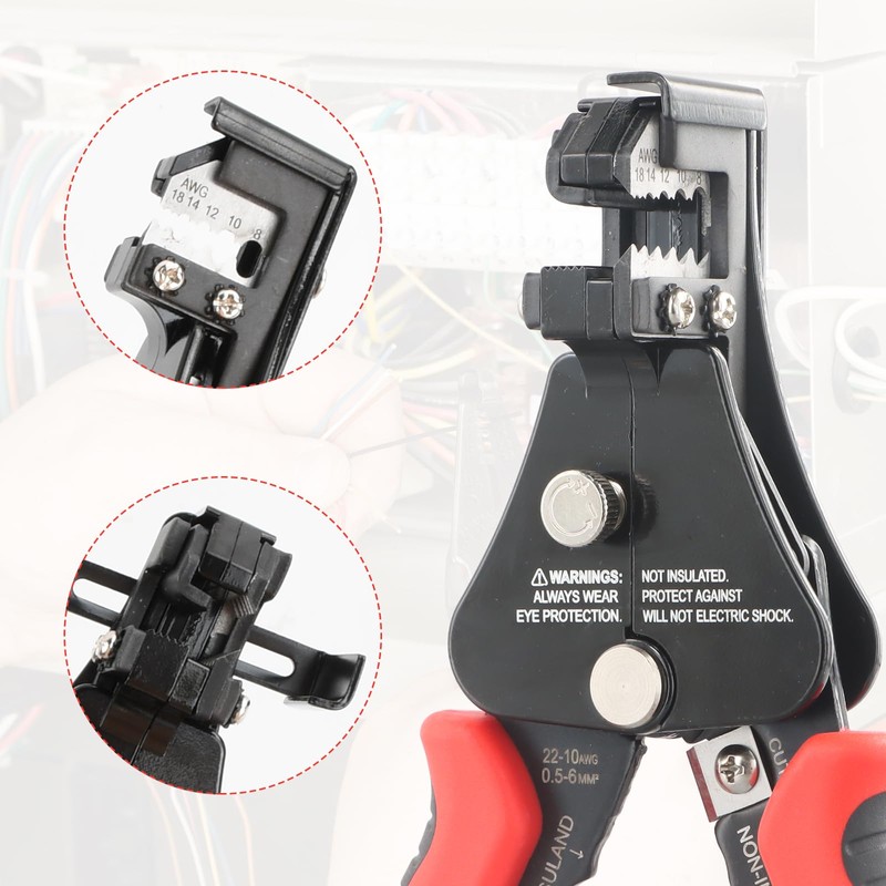 Wire Stripper, 3-in-1 Wire Stripping Tool, Small Wire Stripper Pliers,