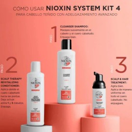 Shampoo Limpiador #3/crecimiento Cabello Teñido 300ml/nioxin