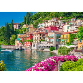 Lake Como Jigsaw Puzzle 1000 Pieces Adult Lombard Village of Lovers Puzzle Adult 1000 Piece Puzzle