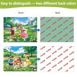 Sunhigh 500 Puzzle for Elderly and Adults 2 in 1 Chilhood Adventure Days