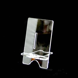 Beautiful transparency that can be used vertically or horizontally. Acrylic smartphone stand