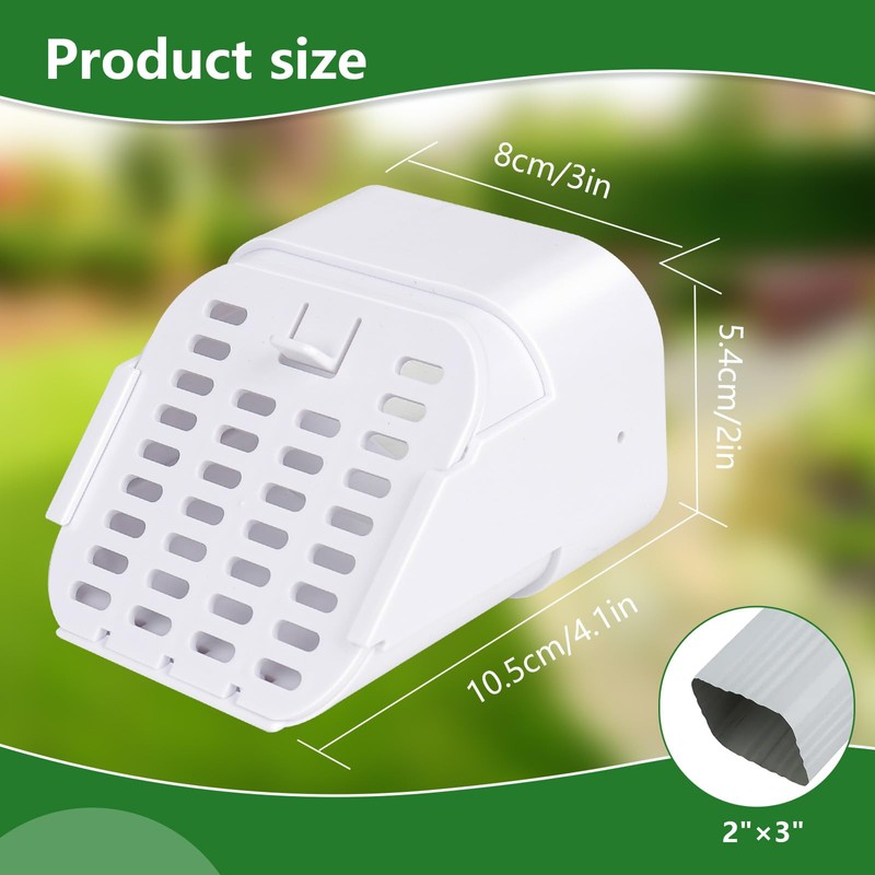 MARKBIT Gutter Downspout Extension Accessory，Gutter Extensions for 2"×3"，Gutter Downspout Extensions