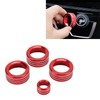 AC Switch Ring Volume Knob Cover Aluminium Alloy Stylish Perfect