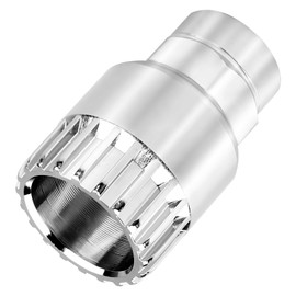 Smomend Bicycle Bottom Bracket Remover, 24 mm Universal Crank Puller with 20 Teeth, 1/2 Connectors Tool, Non-Slip Bottom Bracket Wrench for VP/FSA/LP Bottom Bracket