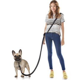 Heelay Hands Free Dog Leash, 8.2ft Multifunctional Crossbody Rope with Explosion-Proof Handle and Adjustable Training Hands Free Leash for Medium Dog