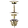 Rea Universal Click-Clack Gold Pop-Up Drain Fitting for Washbasins and