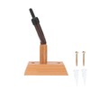 Flanger FH-003 Durable Wooden Base Violin Hanger Hook Wall Mount