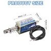 sourcing map DC 12V 0.3A Solenoid Electromagnet Push Pull Type