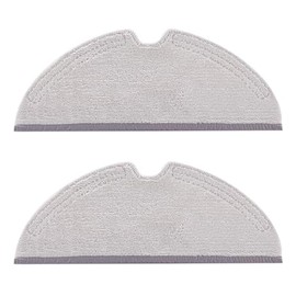 roborock 2 Pack Microfiber Mop Cloths for Q 5, Q5 Pro, Q5 Pro+, Q7, Q7Max, Q8Max, Q8Max+, E Series, S5, S5 Max, S 6, S6 Pure, S6 MaxV Robot Vacuum Cleaner, Mop Pad Replacement Accessories
