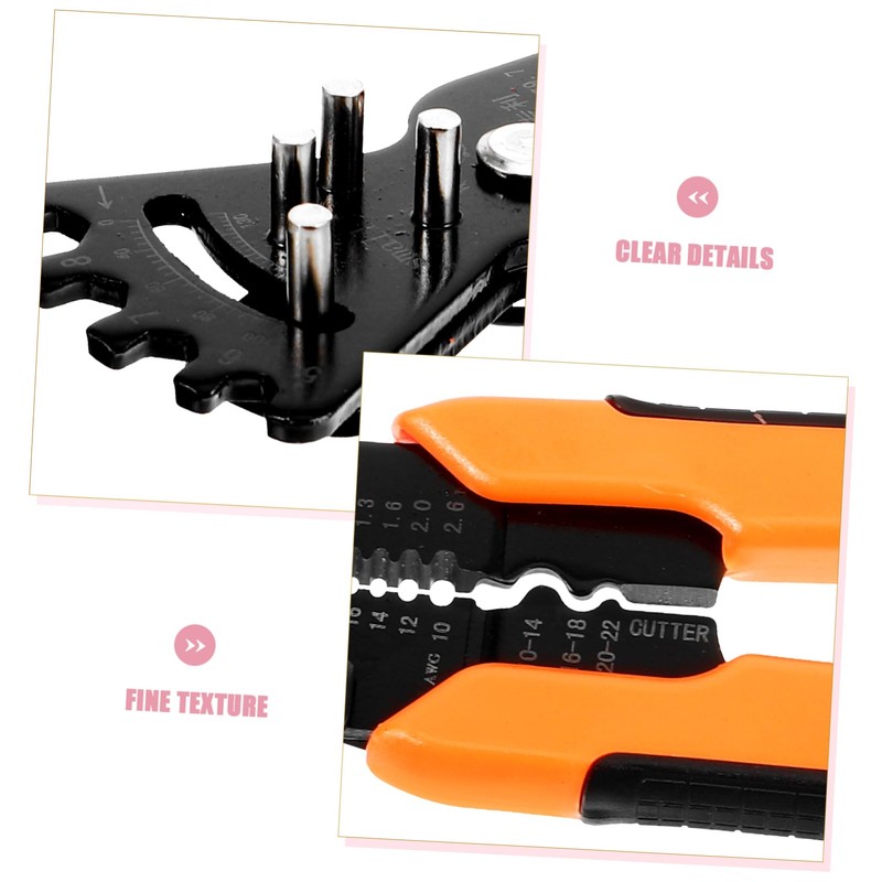 ULTECHNOVO Manual Metal Bender Wire Stripper Bending Pliers Universal Wire