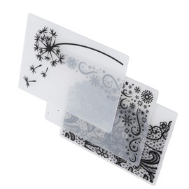 Plastic Embossing Folders, Embossed Texture Embossing Template for Home for Tailor