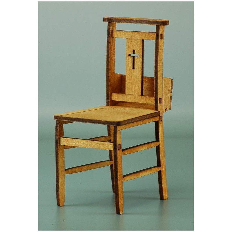 Kobaani Model Workshop 1/6 Doll Series Church Chair Assembly Kit