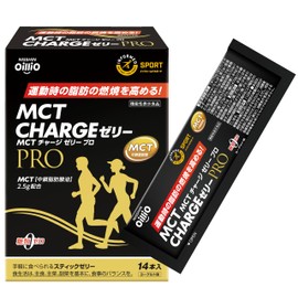MCT CHARGE Jelly, 0.5 oz (15 g) x 14 Bottles, MCT Formulation, Food with Functional Claim, Anti-Doping