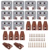 10Pcs Drawer Slide Track Guide Glide with Drawer Guide Metal