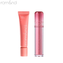 ROMAND Color Lip Matte + The Juicy Lasting Tint Set 2items, Lip Matte#$%Tint:00 Lip Matte-01 Pomelo Skin