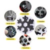 Snowflake 18-in-1 Multi Tool, Stainless Steel Snowflake Bottle Opener/Flat Screwdriver